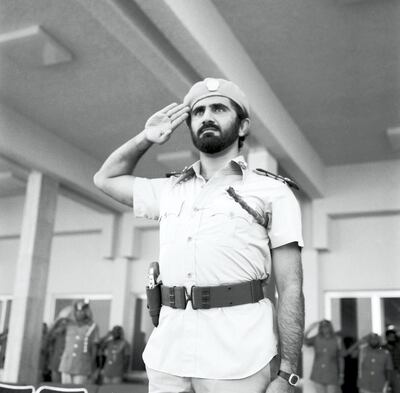 Sheikh Mohammed bin Rashid was at the centre of efforts to build the country up following unification in 1971. 