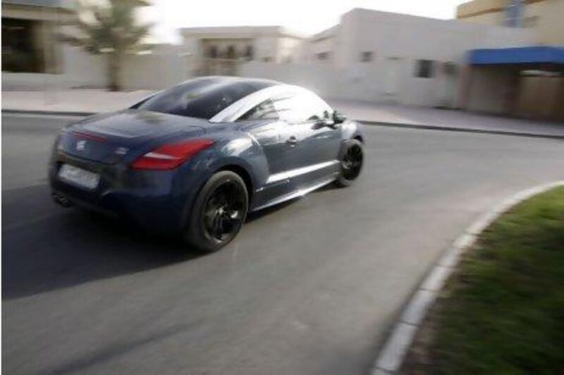 The Peugeot RCZ is equal to the base Audi TT. Sammy Dallal / The National