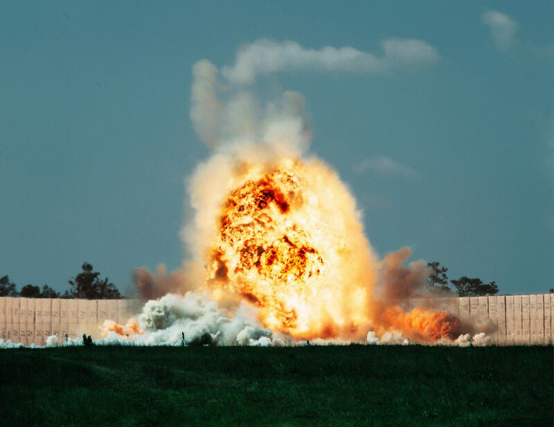Exploding Warhead, Test Area C-80C, Eglin Air Force Base, Florida.

© Taryn Simon. Courtesy Gagosian Gallery