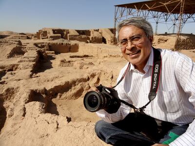 Photographer and art historian Benoy K Behl in Uzbekistan. Photo: Benoy K Behl