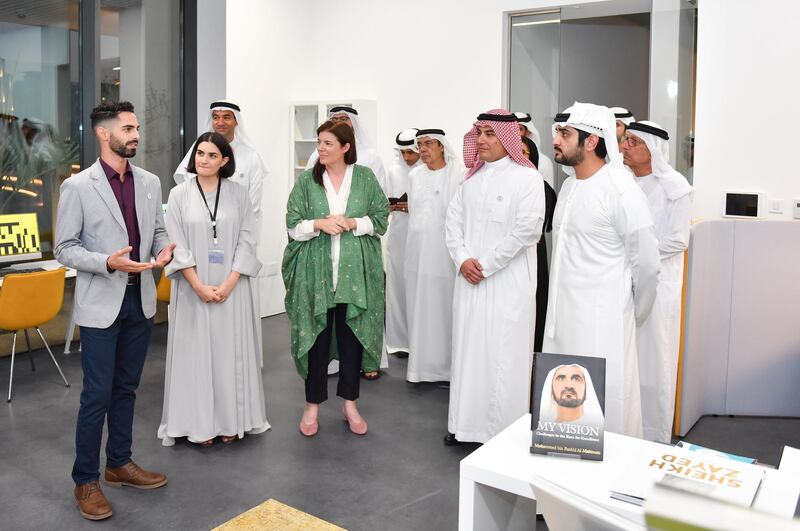 Sheikh Maktoum bin Mohammed bin Rashid Al Maktoum, Deputy Ruler of Dubai inaugurated Jameel Arts Centre, Dubai’s first contemporary arts museum. The Centre is located at Jaddaf Waterfront, one of Dubai Holding’s iconic mixed-use destinations, located along the banks of the Dubai Creek. Dubai Media Office / Wam