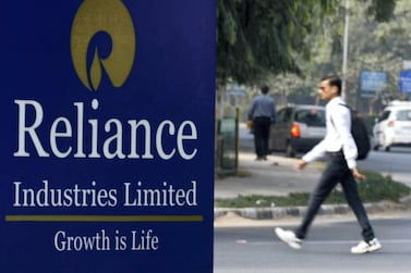 Shares of Reliance Industries touched an all-time high after media reports emerged about a potential deal with Amazon. Reuters