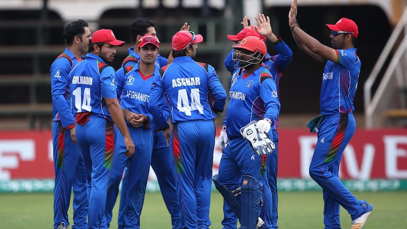 Afghanistan were victorious against Ireland. Courtesy of ICC