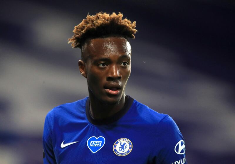 Tammy Abraham of Chelsea during the game. Getty