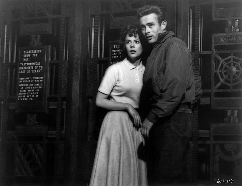 Natalie Wood and James Dean in Rebel Without a Cause. Courtesy Warner Bros.