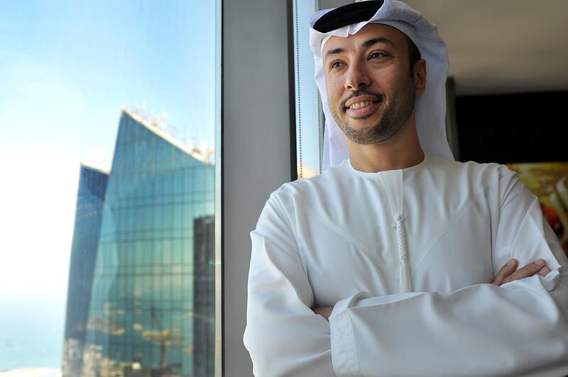 ABU DHABI, UNITED ARAB EMIRATES - - -  November 11, 2013 --- Waha Capital CEO Salem Al Noaimi.   ( DELORES JOHNSON / The National )    ****Reporter is Mahmoud Kassem**** *** Local Caption ***  DJ-1111-BZ-Waha Capital CEO-004.jpg