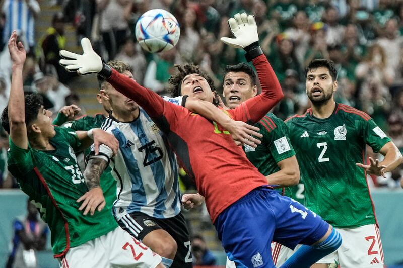 MEXICO PLAYER RATINGS: Guillermo Ochoa – 5. Commanded his box well for the most part but seemed to see Messi’s strike late. A similar story with Fernandez’s strike that put the game out of sight. AP