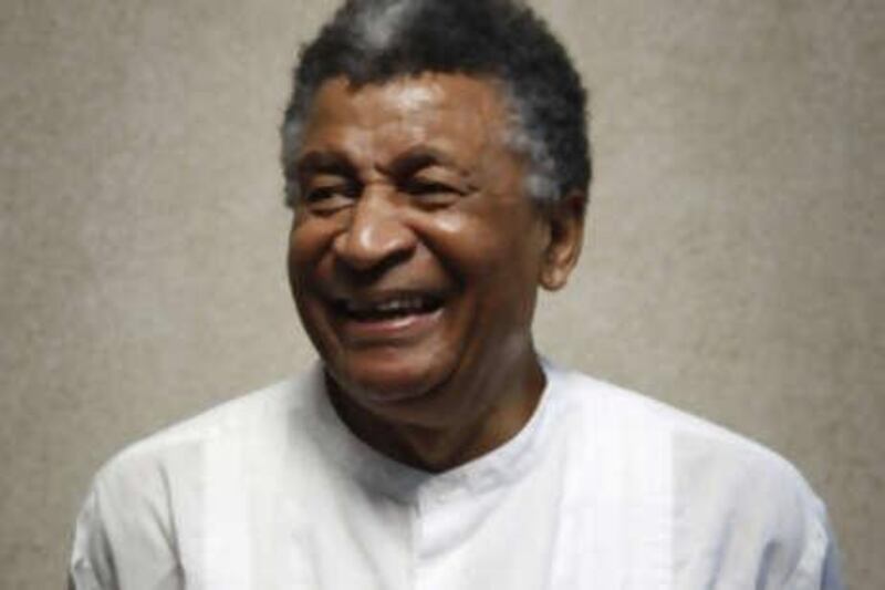 The South African jazz pianist Abdullah Ibrahim will play at the Emirates Palace on Saturday. He recently performed for students at the American Community School.