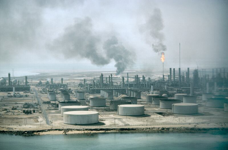 An Aramco oil refinery in Dahran, Saudi Arabia. Oil prices, which rallied 67 per cent in 2021 on robust demand as global economic momentum gathered pace last year, maintained the momentum this year. Photo: Getty