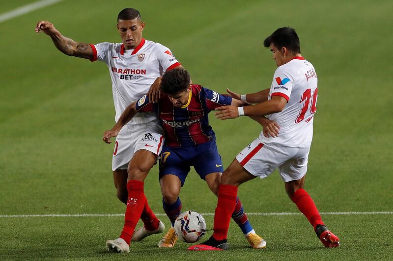 Trincao (Griezmann 60). 6 – Enjoyed a foray down the right 10 minutes after coming on but his cross to the far post was cleared for a corner. Then had a glorious chance to win it cutting in from the right but his shot was saved. EPA