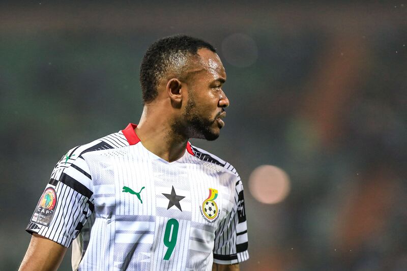 Ghana forward Jordan Ayew. AFP