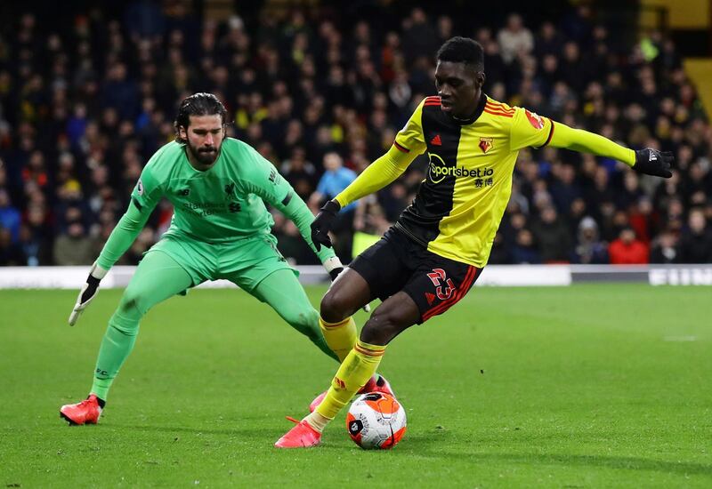 Right midfield: Ismaila Sarr (Watford) – One of the individual performances of the season to produce the campaign’s shock result. Scored twice and set up one goal against Liverpool. Reuters