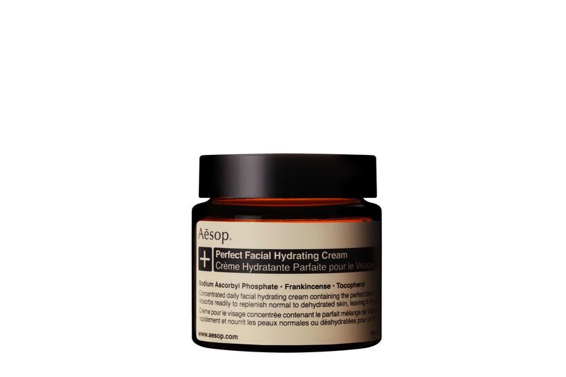 Perfect Facial hydrating cream, Dh420, Aesop. Courtesy Aesop