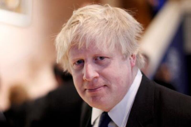 Mayor of London Boris Johnson attends a session at the World Economic Forum in Davos January 29, 2010. REUTERS/Michael Buholzer (SWITZERLAND) *** Local Caption ***  WEF930_DAVOS-_0129_11.JPG