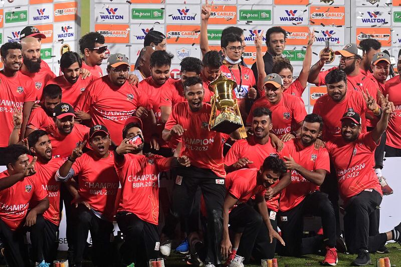 5) Bangladesh Premier League ($850,000). Shakib Al Hasan may reckon he could do a better job running the BPL. But the prize fund on offer for winning Bangladesh’s top competition is still an enviable amount. AFP