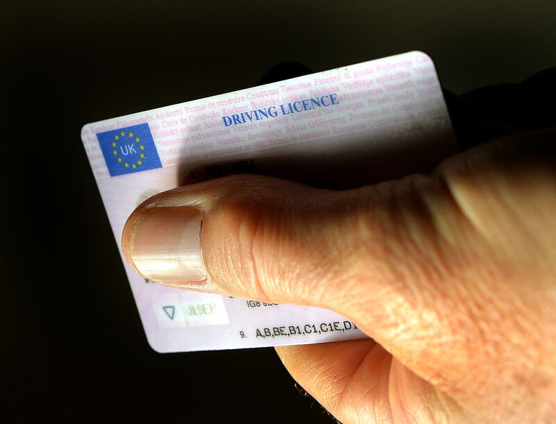 The DVLA says it writes to people 56 days before their licence runs out to remind them to renew. PA