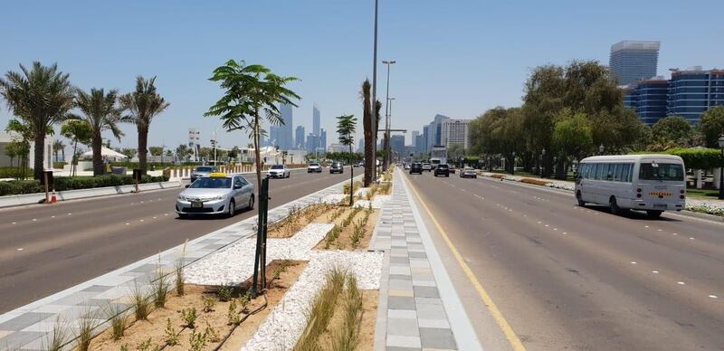 The Dh7m works are set to be finished by early December. Courtesy Abu Dhabi Municipality 