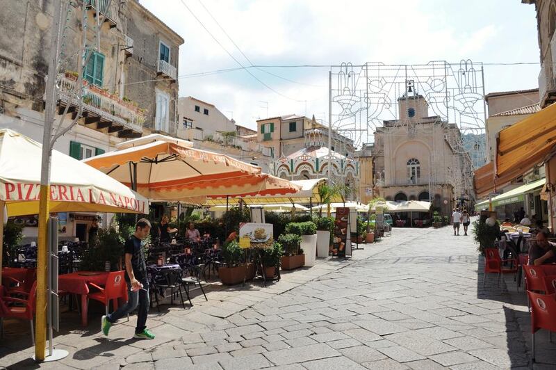 The centre of Tropea, one of Calabria’s prettiest towns.