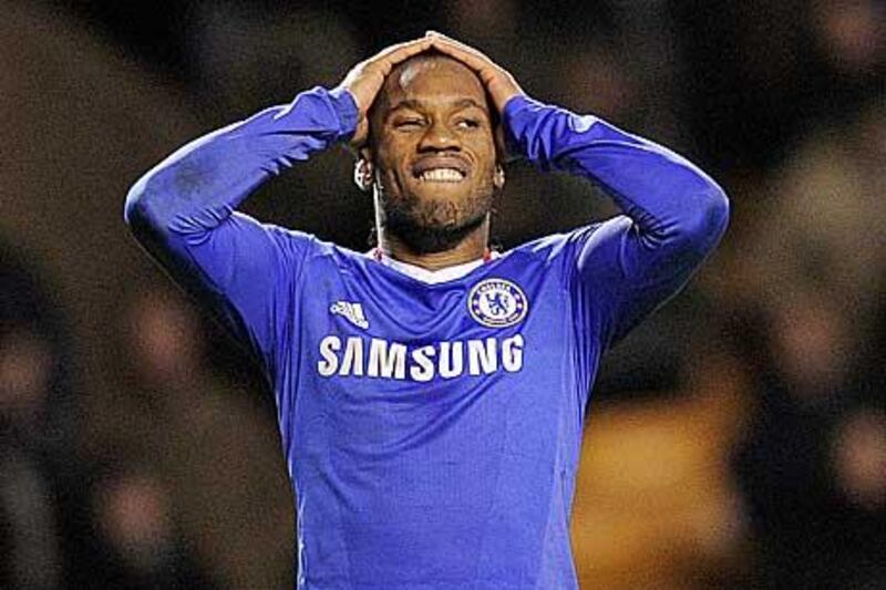 Didier Drogba, the Chelsea forward, has struggled to regain his best form after being diagnosed with malaria last month.