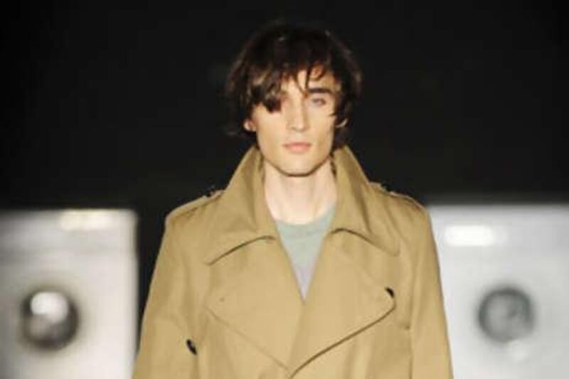 Coats including this Kris Van Assche trench are popular with Colette's male clientele this winter.