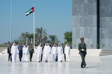 Wahat Al Karama is a monument in Abu Dhabi to commemorate Emiratis killed in the line of duty. Ministry of Presidential Affairs