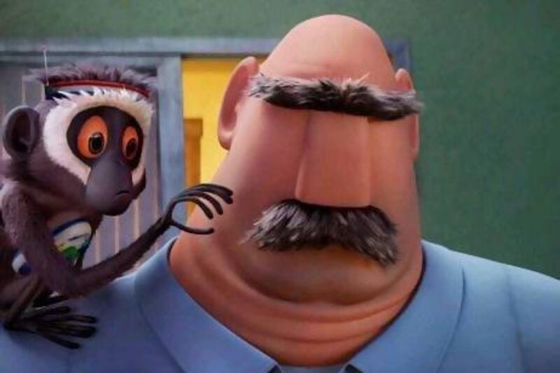 caption@Tim Lockwood in Cloudy with a Chance of Meatballs. Courtesy Columbia Pictures