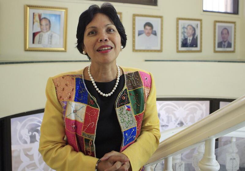 Grace Princesa, the Philippine ambassador to the UAE, has cautioned her compatriots against investing in property on a whim, warning them to be more prudent in their spending plans. Ravindranath K / The National