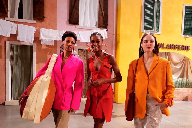The Jacquemus autumn/winter show in Paris on February 25, 2019. AFP