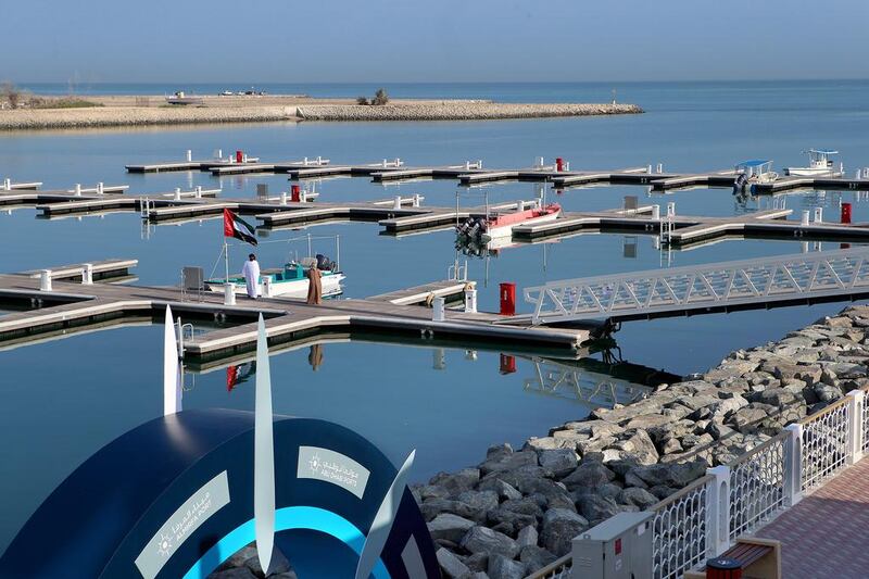 Al Mirfa port in the Western Region of Abu Dhabi was inaugurated on Wednesday. Ravindranath K / The National