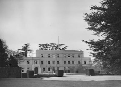 The Royal Lodge in the Great Park at Windsor in 1948. Getty