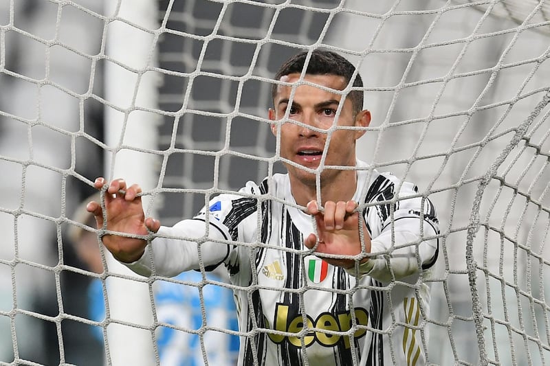 12 - Cristiano Ronaldo's goal in a 3-0 Serie A win over Spezia on March 2, 2021 saw the Portuguese striker become the first player to score 20 league goals in 12 consecutive seasons across Europe's top five league. AFP