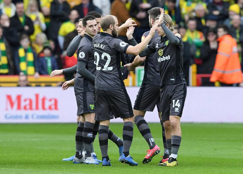 Norwich City – Would arguably be one of the better sides to go down should they get relegated, but they now have the chance to scrap until the end. Still, they’re four points adrift at the bottom, and their remaining fixtures include Arsenal, Chelsea and Man City. Getty Images