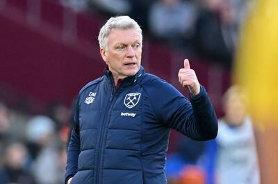 West Ham United manager David Moyes. AFP