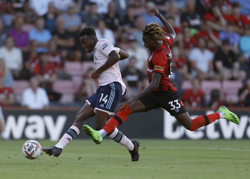 
Eddie Nketiah 6 – Worked hard, running the channels and pressing the Bournemouth defenders with intent. 

PA