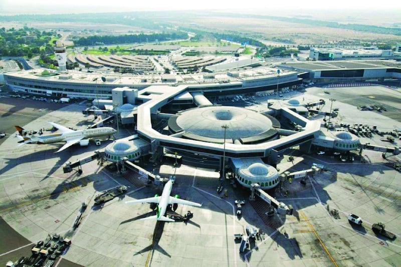 Abu Dhabi International Airport, known as AUH, pictured from above. The airport opened in 1982 after the emirate outgrew the smaller Al Bateen Airport. Wam