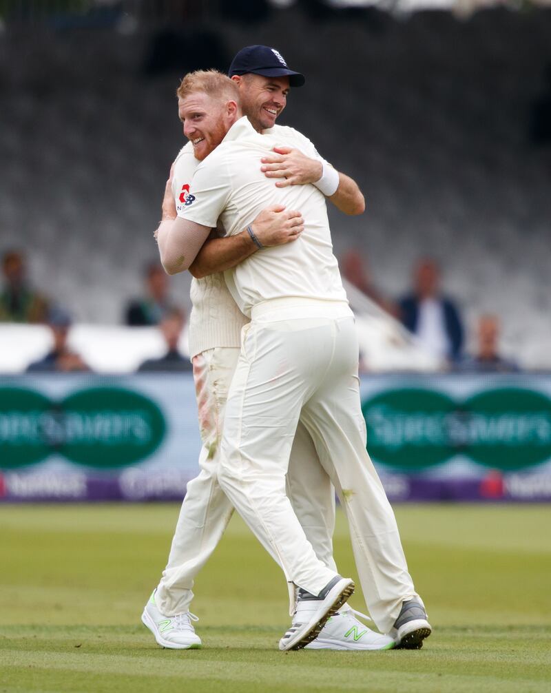 Ben Stokes wants James Anderson in the side. PA