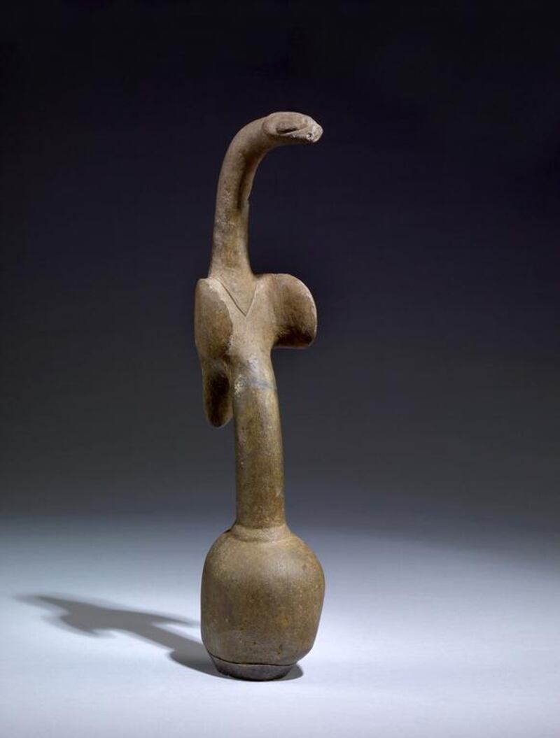 Bird-shaped Pestle, stone, 6000–2000 BC, Oro Province, Papua New Guinea. Courtesy Trustees of the British Museum