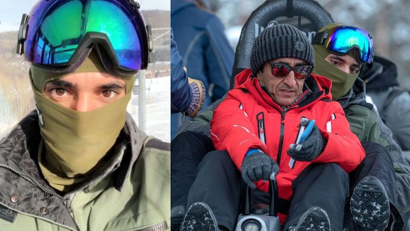 Dubai's Crown Prince is currently on what looks like the best ever (but very cold) ski holiday in Aspen, Colorado. Sheikh Hamdan / Instagram