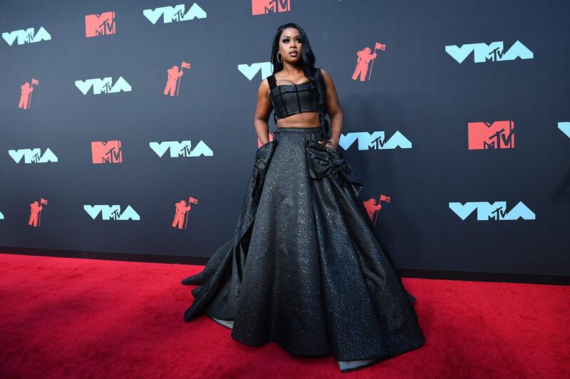 Remy Ma arrives at the MTV Video Music Awards on Monday, August 26. AFP