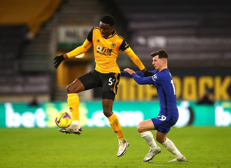 SUBS: Owen Otasowie (Dendoncker HT’) - 6, Competed well on his Premier League debut and even won the header that helped Podence score Wolves’ goal. Getty