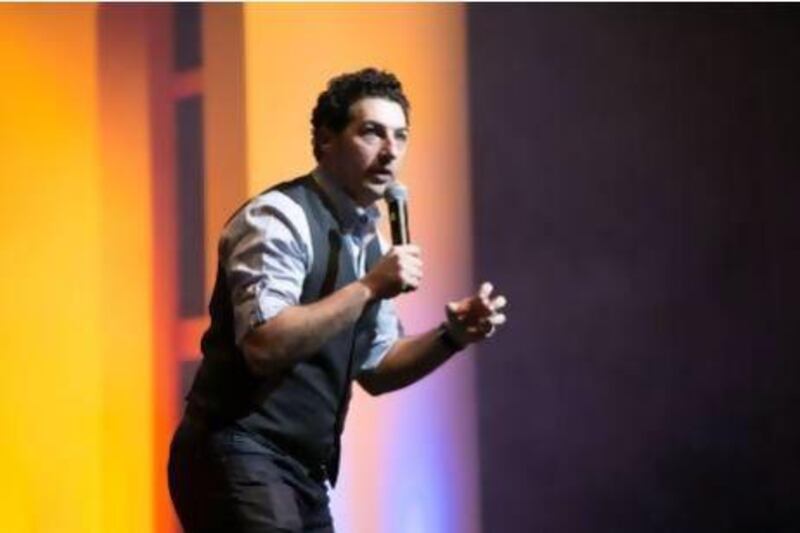 Aron Kader is part of the United Nations of Comedy troupe. Courtesy Abu Dhabi Tourism and Culture Authority