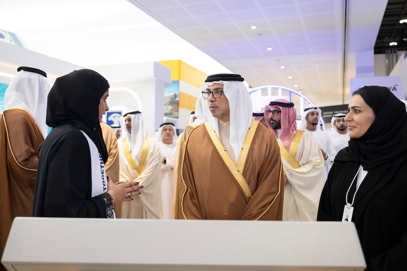 Sheikh Mansour hailed the huge efforts of Sheikh Mohamed to enhance the UAE's leading strategic position on energy