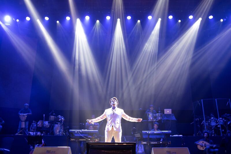 The Indian singer performed in front of live audiences in Dubai on Friday, August 21. Supplied