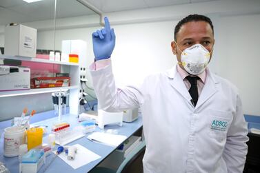 Dr Yendry Ventura, general manager, Abu Dhabi Stem Cells Centre. Victor Besa / The National