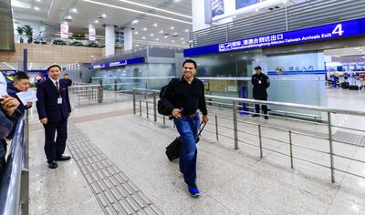 Andrew returns successfully to Shanghai.