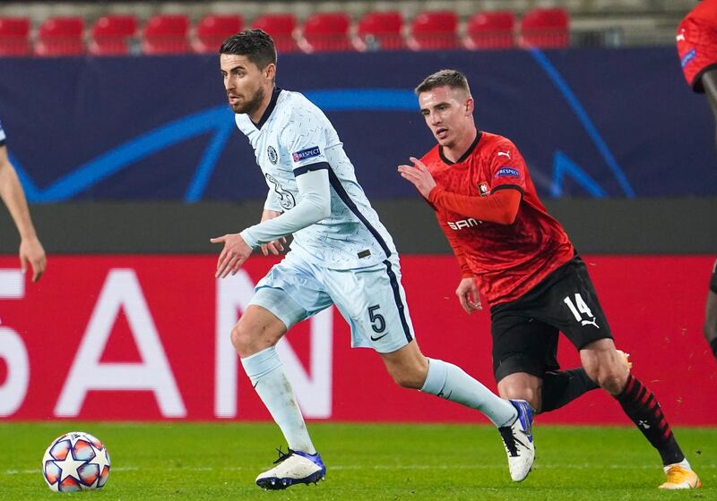 Jorginho - 6, Put in a steady performance throughout his time on the pitch, moving the ball well and helping out defensively. EPA
