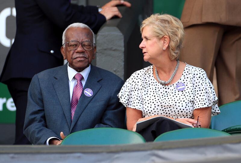 Trevor McDonald in the Royal Box. Reuters