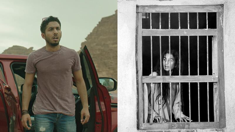 ‘From A to B’ (2014) Ali F Mostafa and Sayidat Al Bahr’ (Scales) (2019)  Shahad Ameen. Photo: ADFF and Image Nationa Abu Dhabi