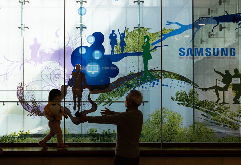 Samsung Electronics expects a big surge in first-quarter profits. EPA