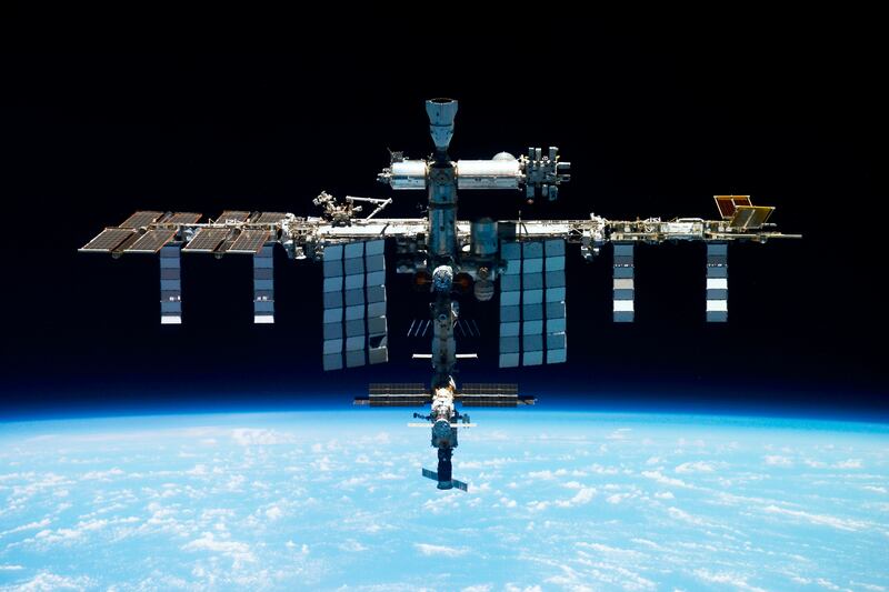 A Nasa power cut knocked out communication between ground control and the International Space Station on Tuesday. AP